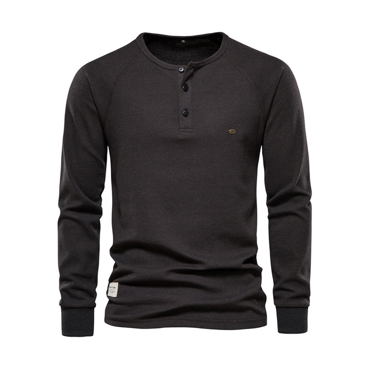 Isidore | Henley Neck Knit Jumper