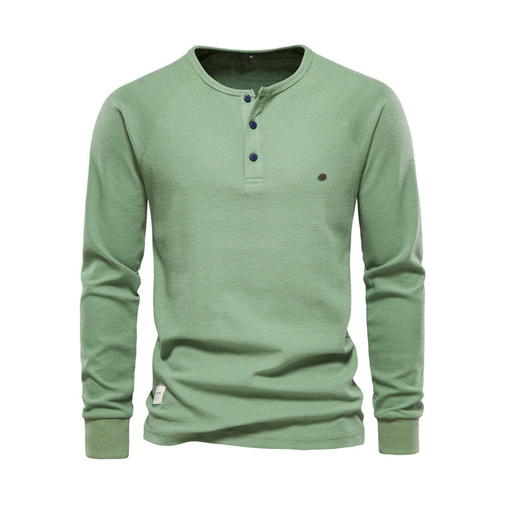 Isidore | Henley Neck Knit Jumper