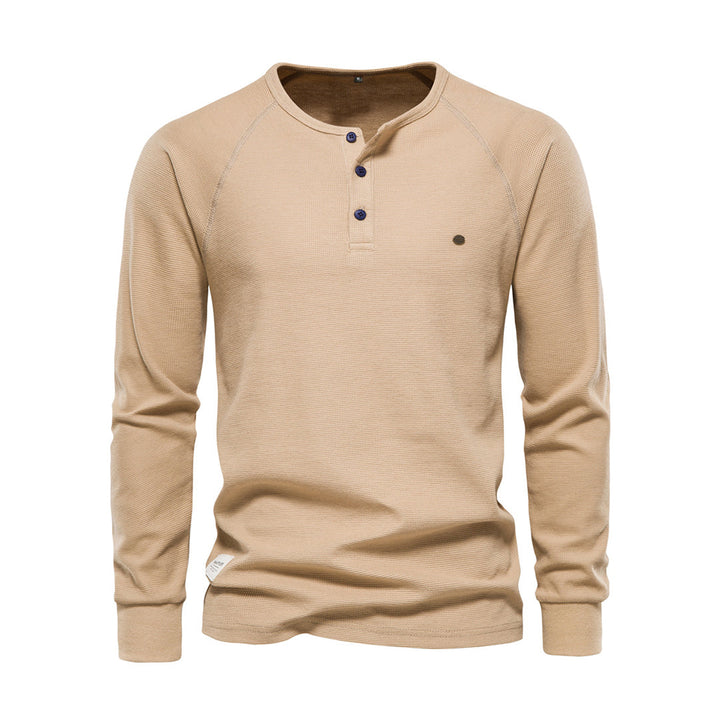 Isidore | Henley Neck Knit Jumper