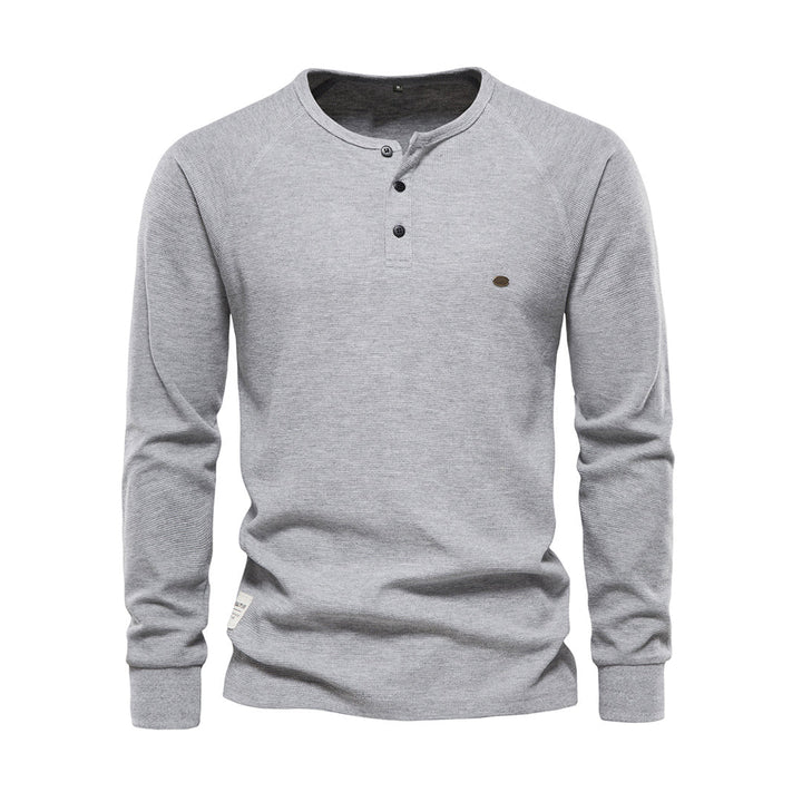 Isidore | Henley Neck Knit Jumper