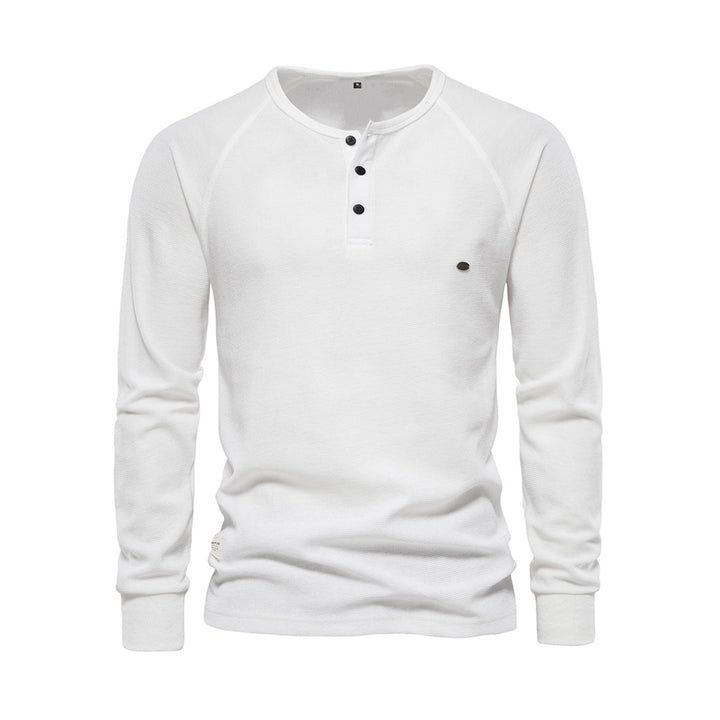 Isidore | Henley Neck Knit Jumper