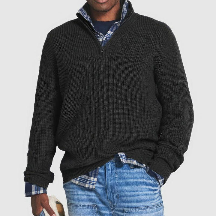 Arlen - Knitted Zip Sweater for Men