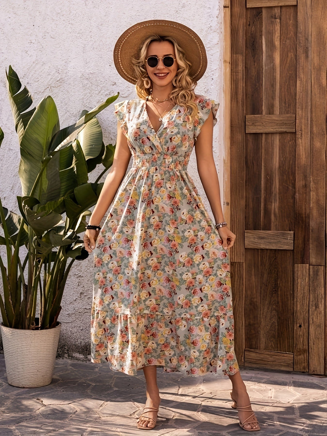 Addison | Stylish Summer Floral Maxi Dress