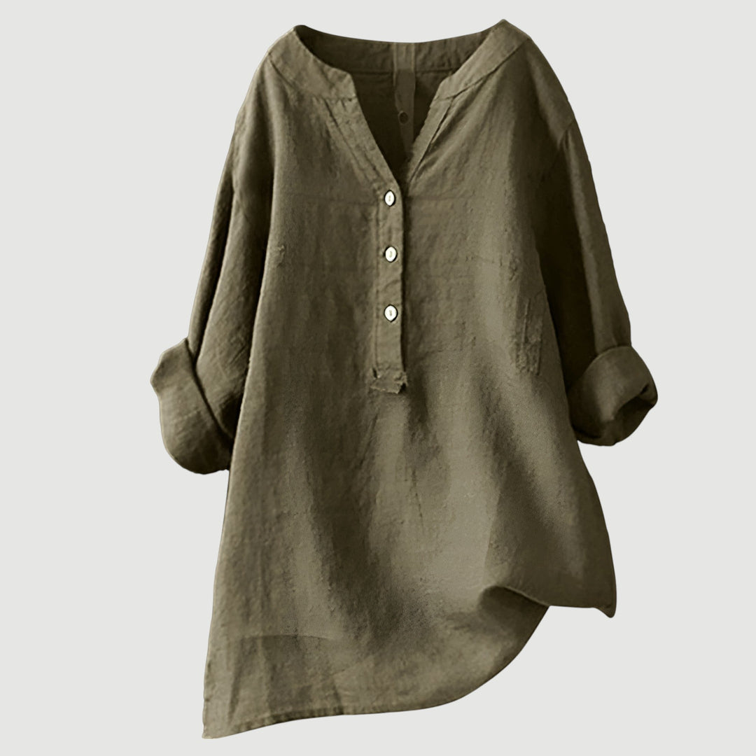 LYLA – AIRY AND COMFORTABLE LINEN TOP