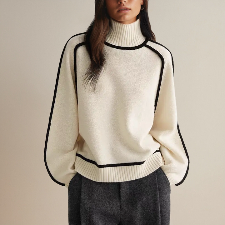 KAELIRYN – SOFT CASHMERE-LIKE TURTLENECK SWEATER