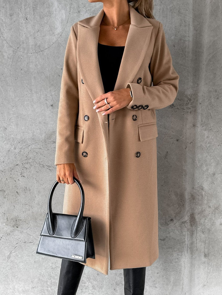 ZEVALISSEA – CLASSIC DOUBLE-BREASTED COAT