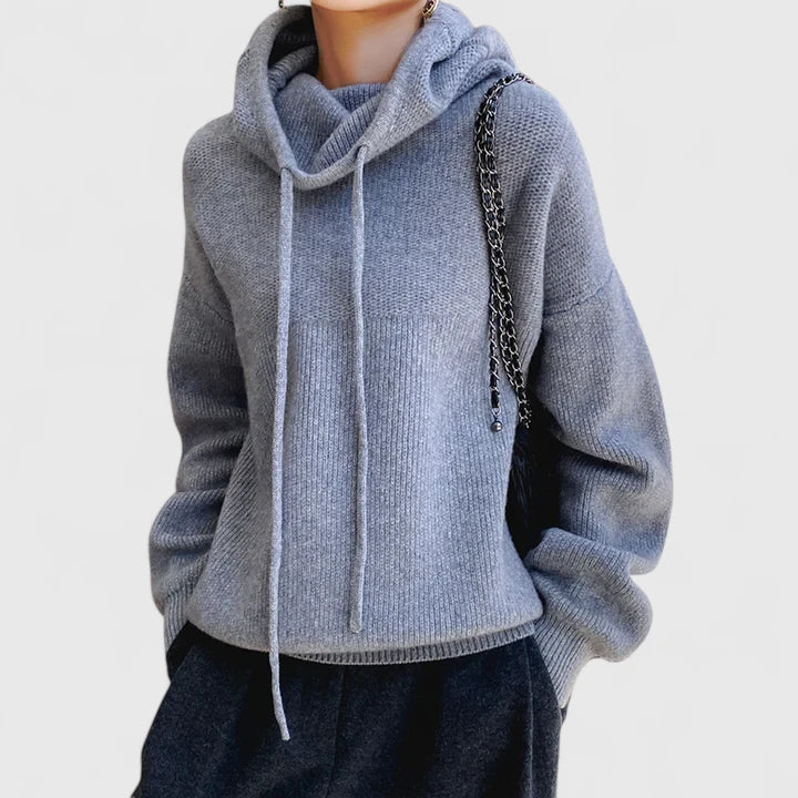 Marie - Cozy Knit Hoodie
