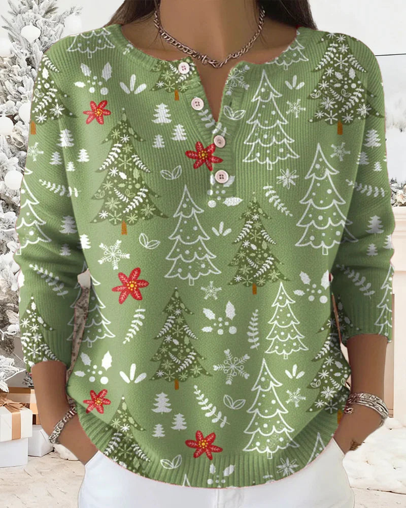 Christmas Tree Pattern Sweater