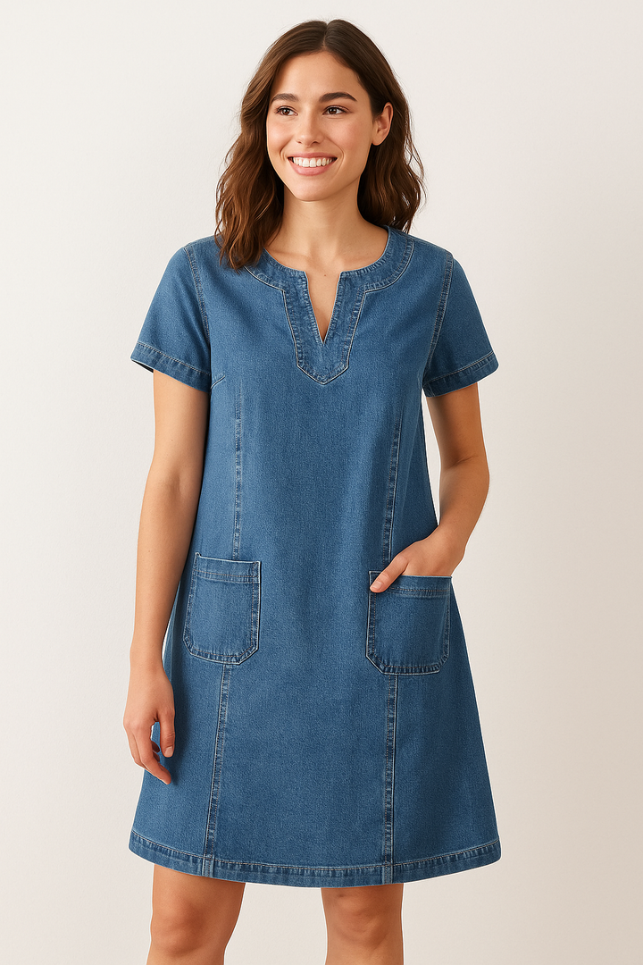 Sofia | Soft Denim Dress