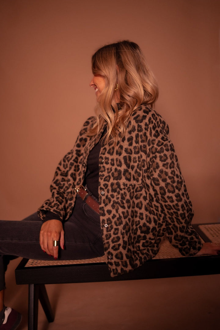 THESAVELLE – LEOPARD PRINT TRENDY JACKET