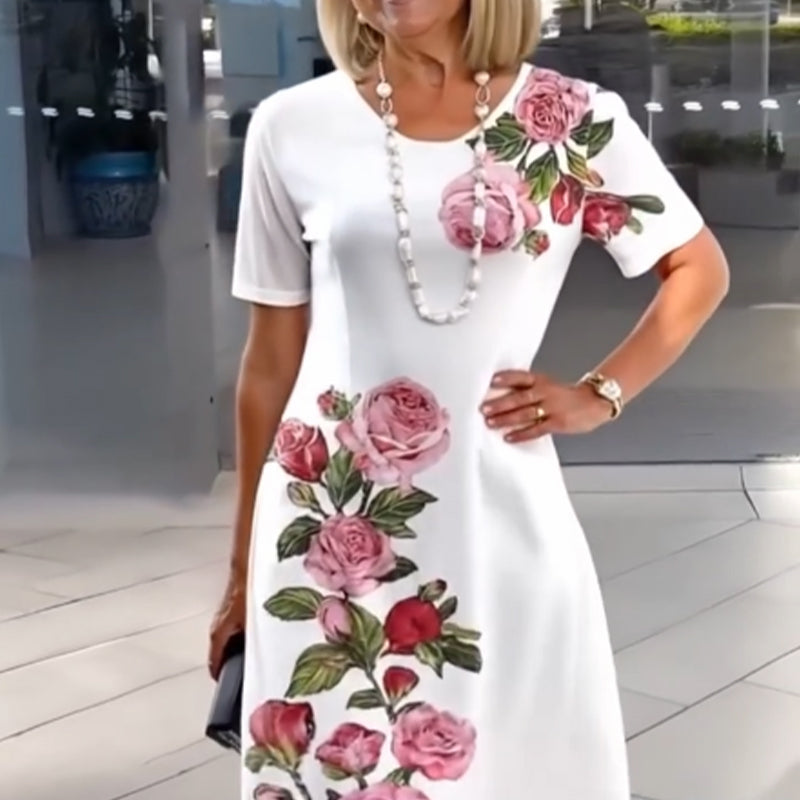Vanessa | Elegant Summer Floral Dress