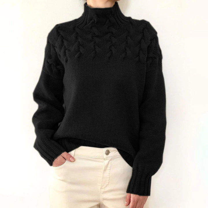 Elena - Warm Knitted Turtleneck